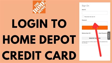 homedepot com|home depot card login.